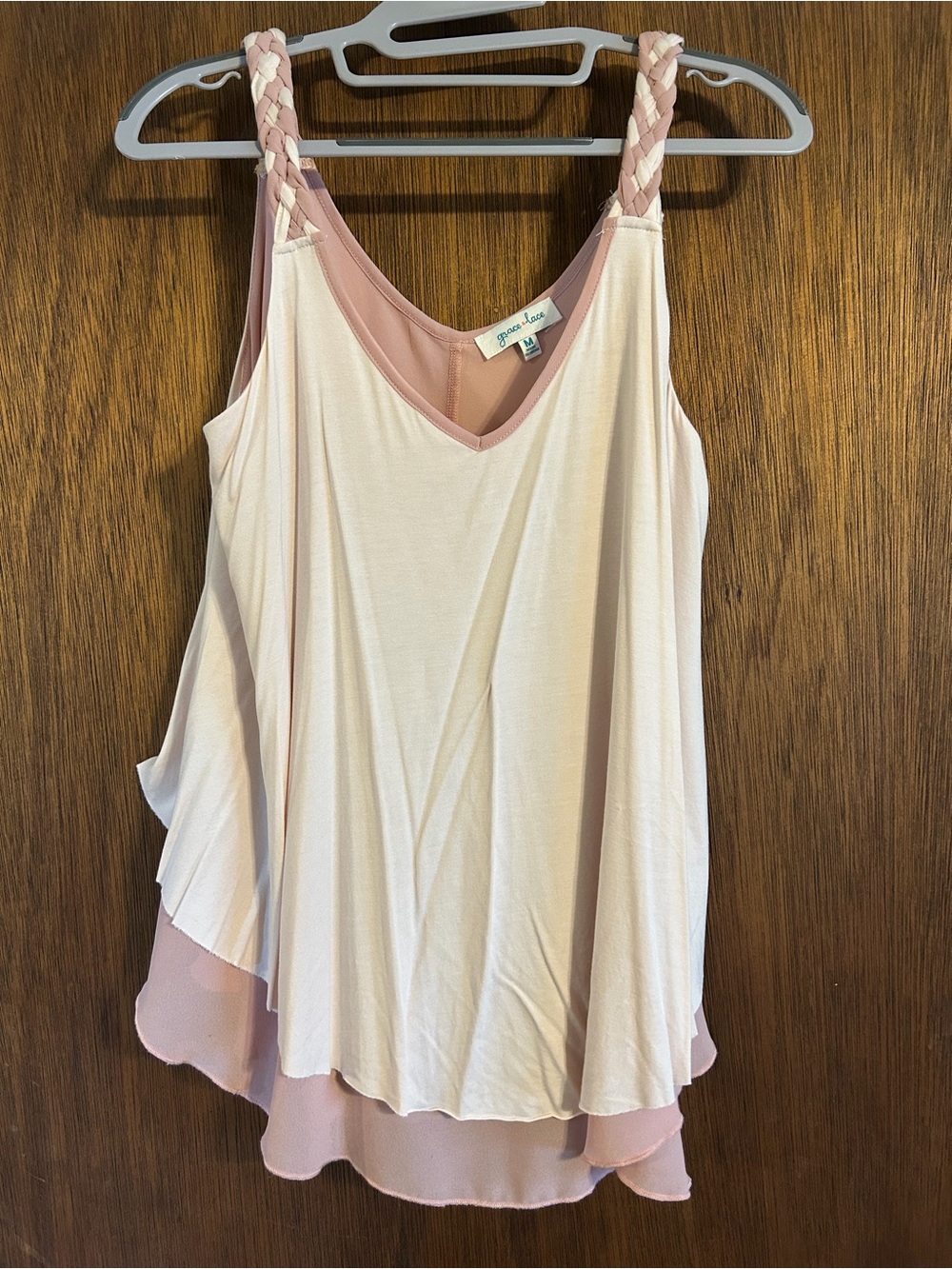 Grace & Lace EUC Braided Fara Tank
